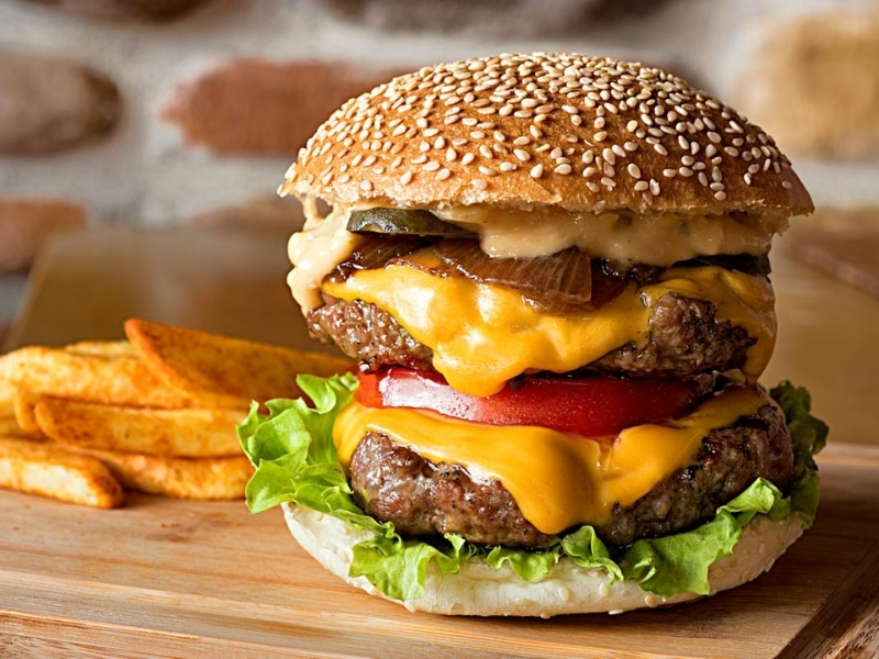 Beef Double Burger
