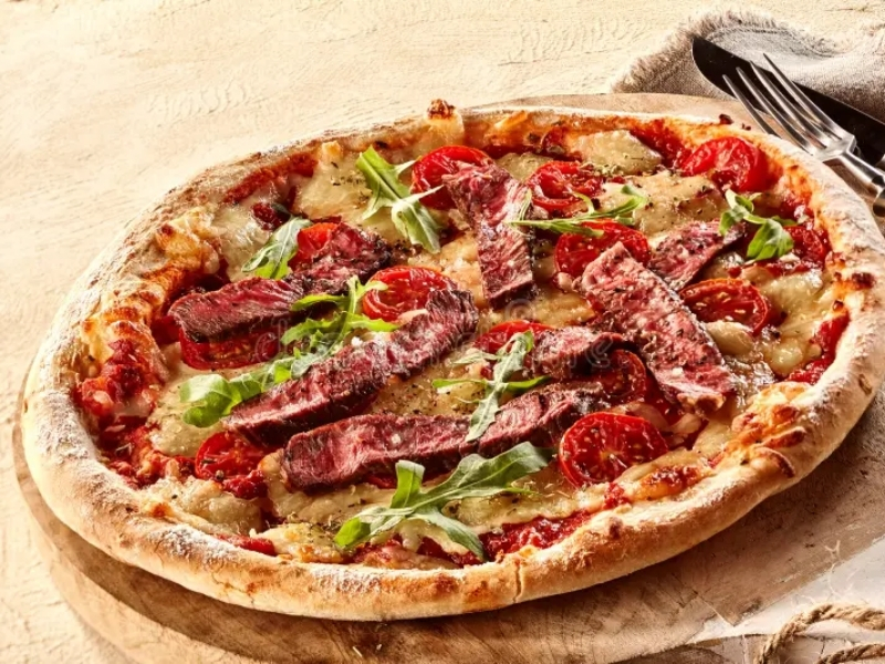 Steak Pizza